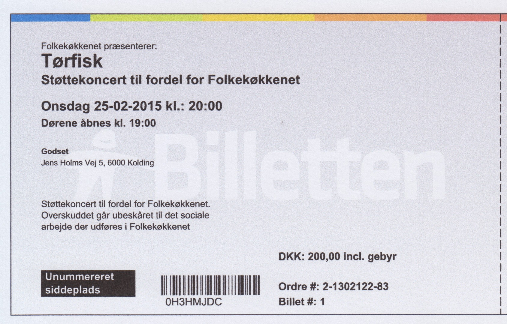 25. februar 2015 Koncert Tørfisk
