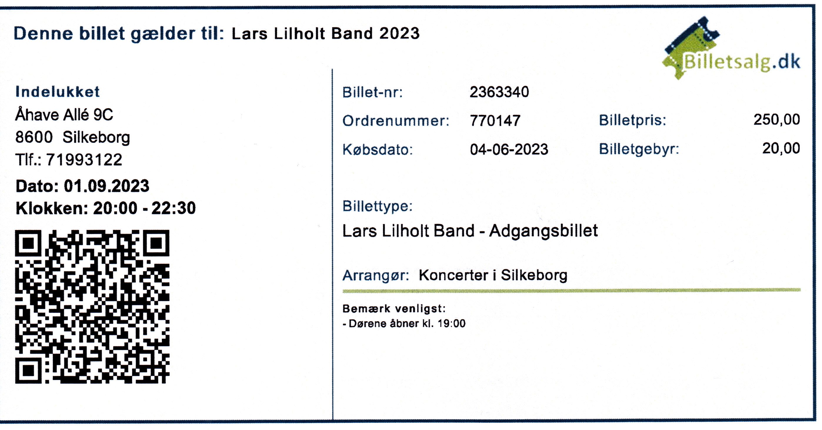 1. september 2023 - Lars Lilholt i Silkeborg