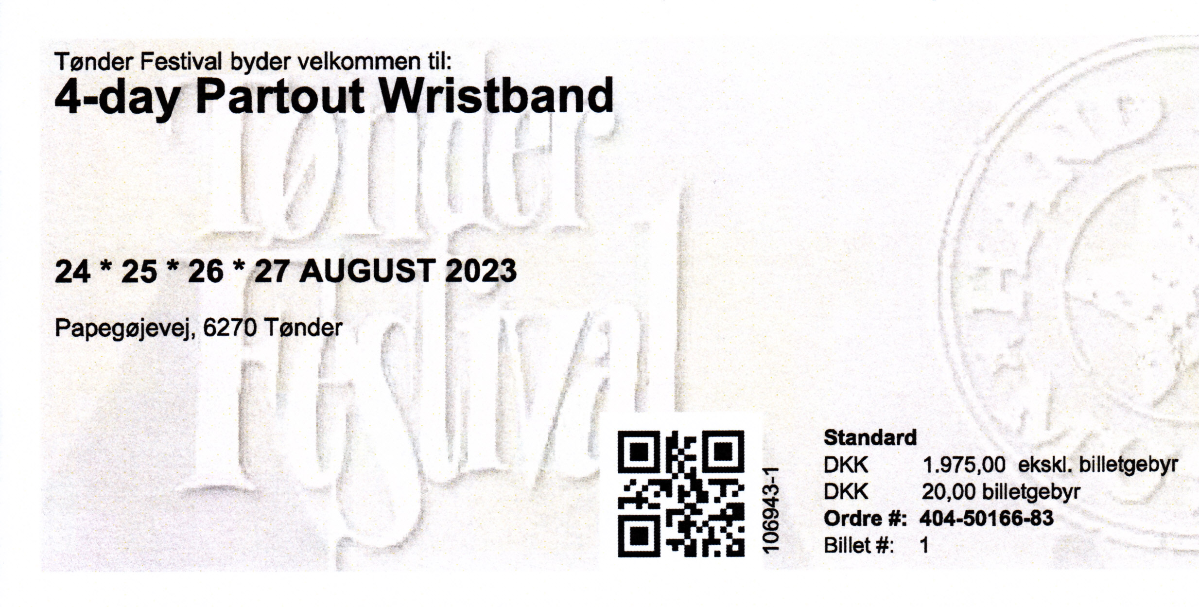 24. - 27. august 2023 - Tønder Festival