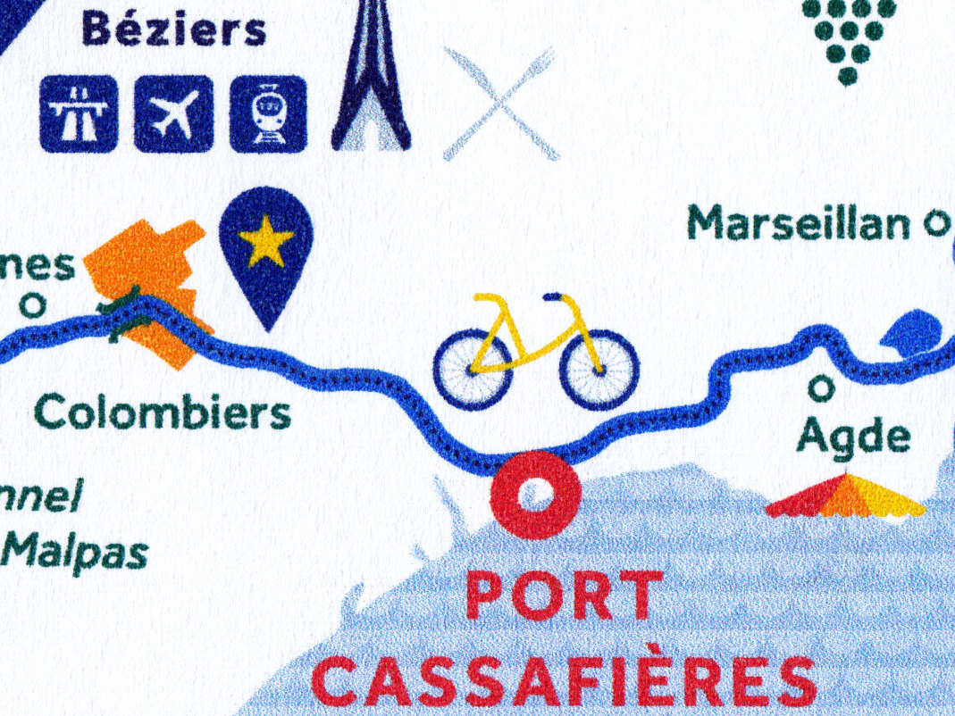 6. sejldag: Colombiers - Port Cassafières