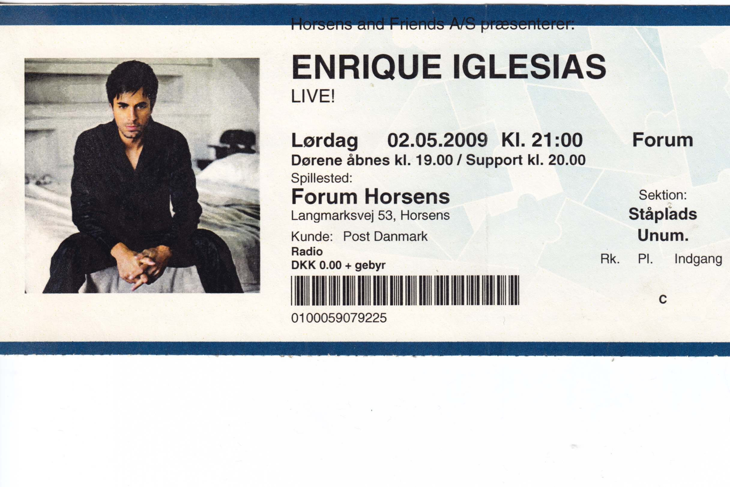 2. maj 2009 Koncert Enrique Iglesias