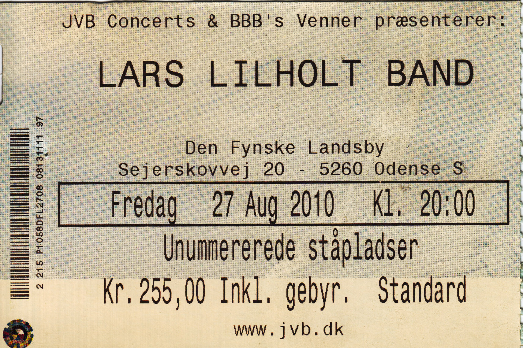 27. august 2010 Koncert Lars Lilholt