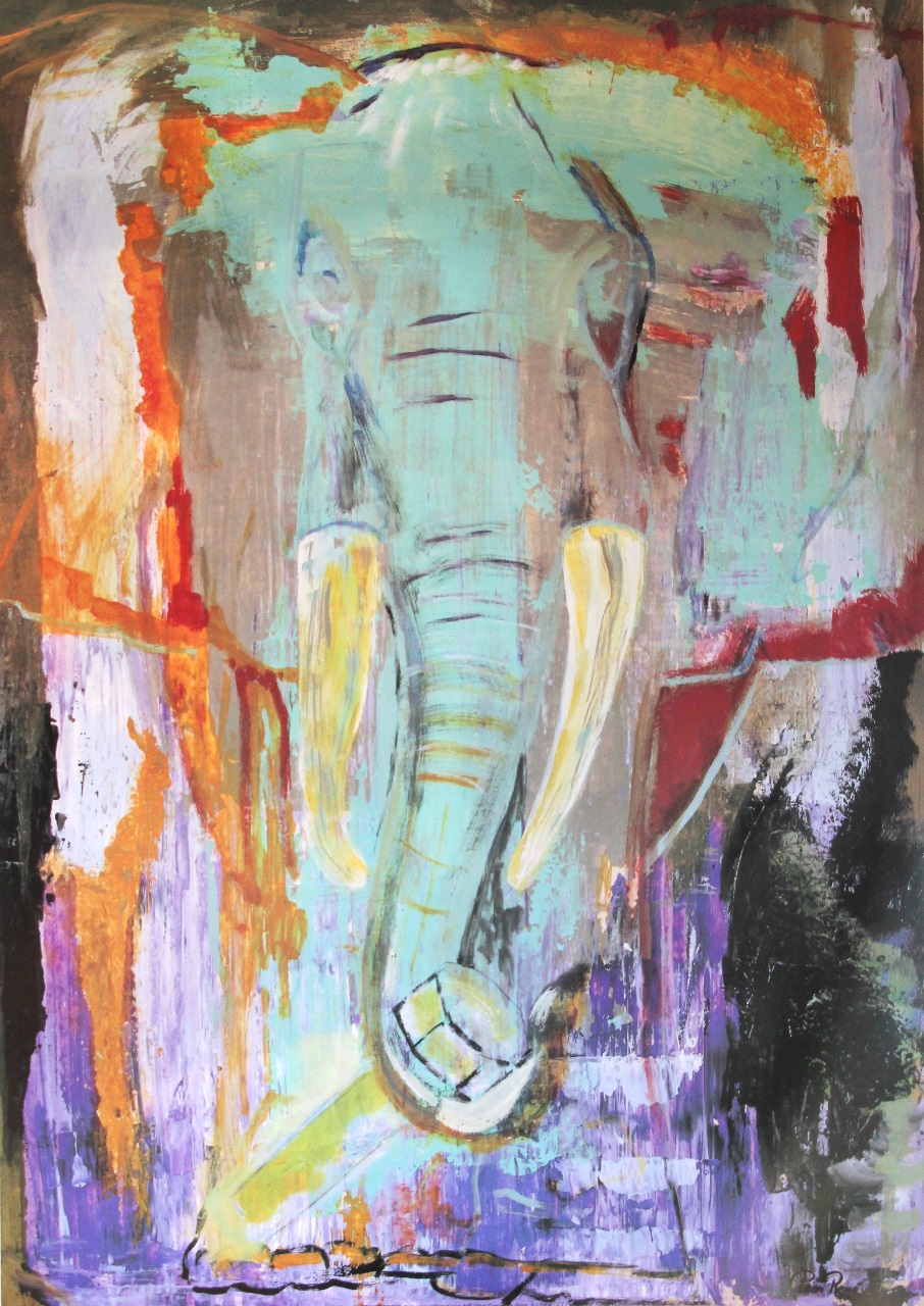 Plakat: Elephant Being Peer René Larsen